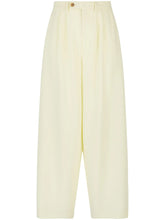 high-waist wide-leg trousers